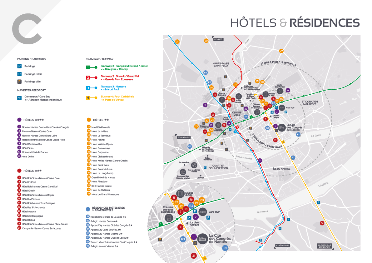 Find a room, a hotel in Nantes, near the Event Center